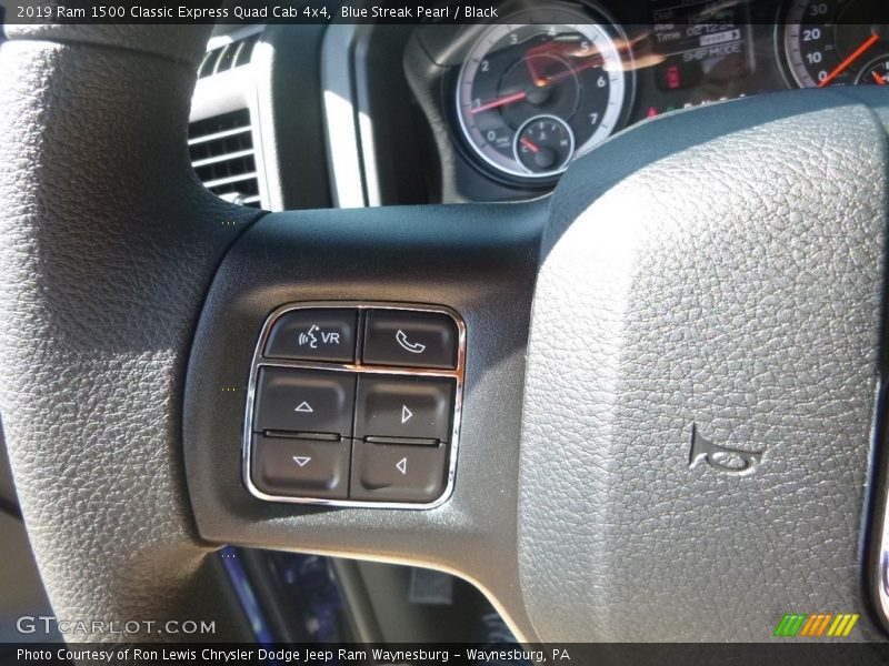 Blue Streak Pearl / Black 2019 Ram 1500 Classic Express Quad Cab 4x4