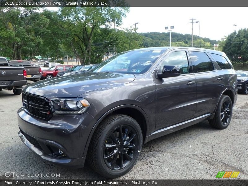 Granite Metallic / Black 2018 Dodge Durango SXT AWD