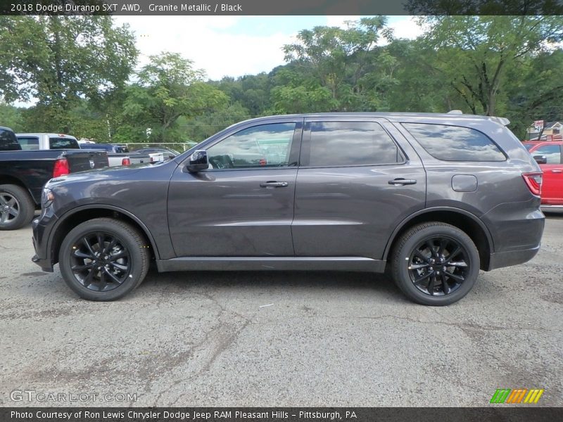 Granite Metallic / Black 2018 Dodge Durango SXT AWD
