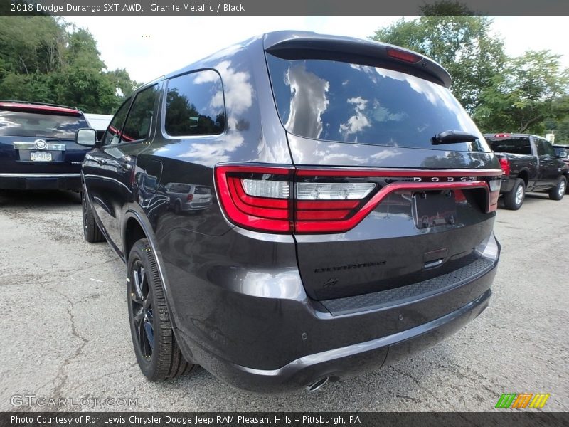 Granite Metallic / Black 2018 Dodge Durango SXT AWD