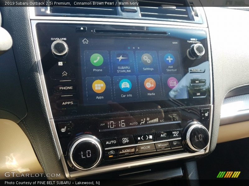 Cinnamon Brown Pearl / Warm Ivory 2019 Subaru Outback 2.5i Premium