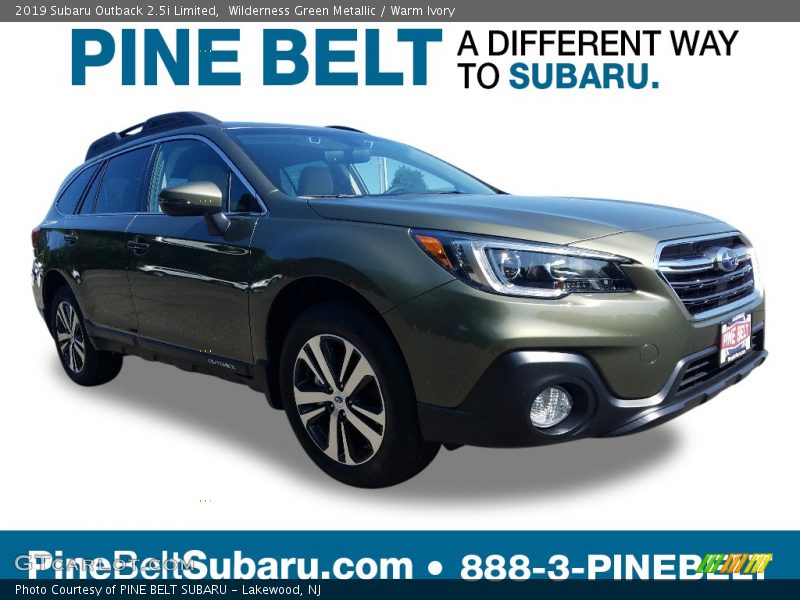 Wilderness Green Metallic / Warm Ivory 2019 Subaru Outback 2.5i Limited