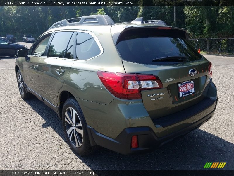 Wilderness Green Metallic / Warm Ivory 2019 Subaru Outback 2.5i Limited