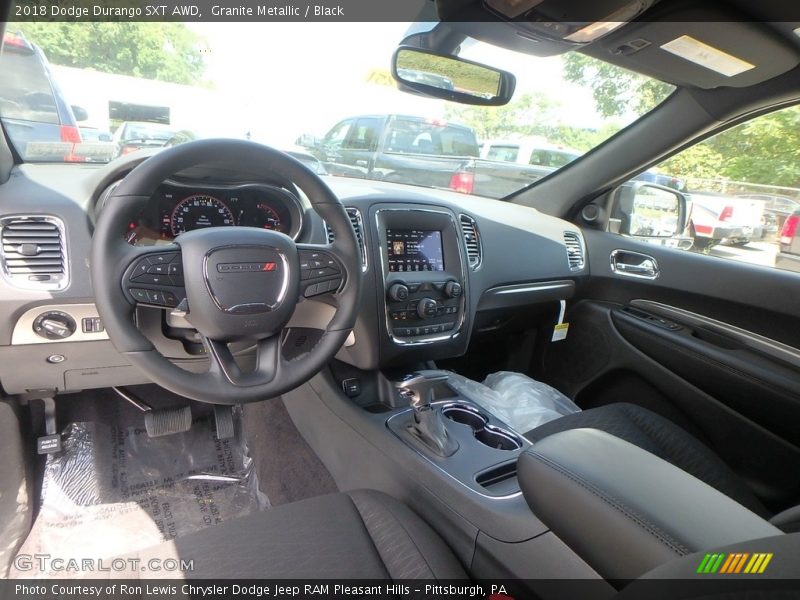 Granite Metallic / Black 2018 Dodge Durango SXT AWD