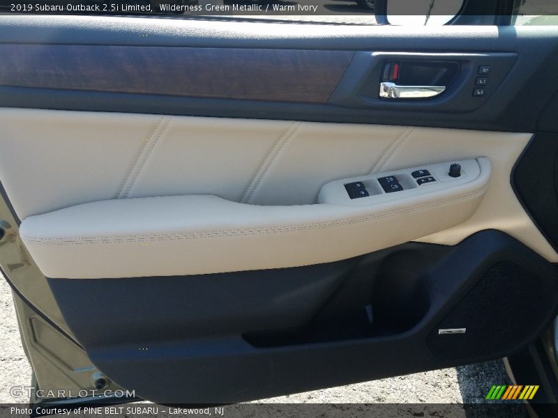 Wilderness Green Metallic / Warm Ivory 2019 Subaru Outback 2.5i Limited