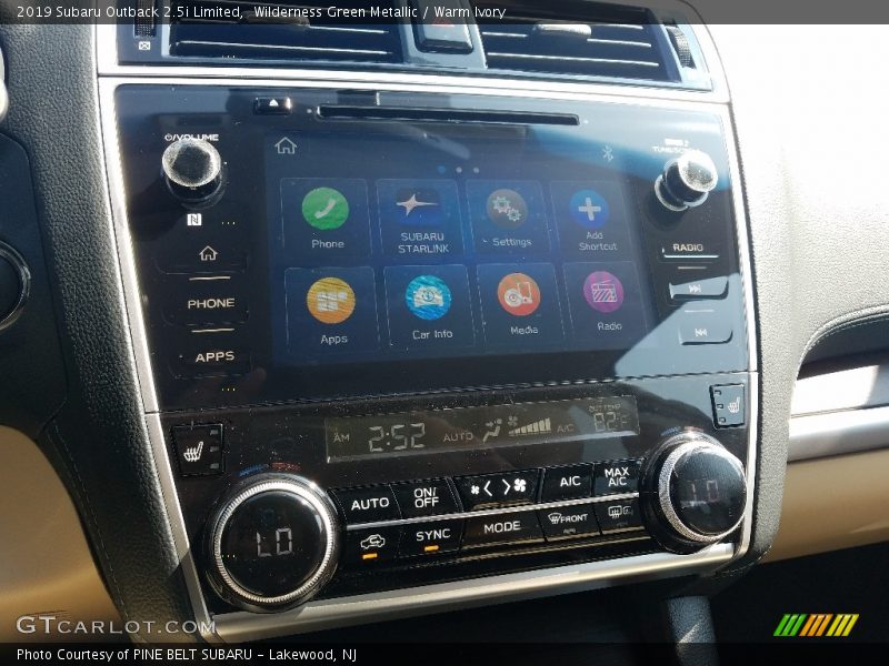 Wilderness Green Metallic / Warm Ivory 2019 Subaru Outback 2.5i Limited