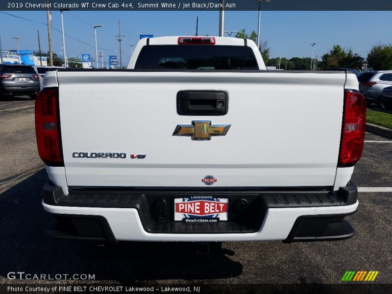 Summit White / Jet Black/Dark Ash 2019 Chevrolet Colorado WT Crew Cab 4x4