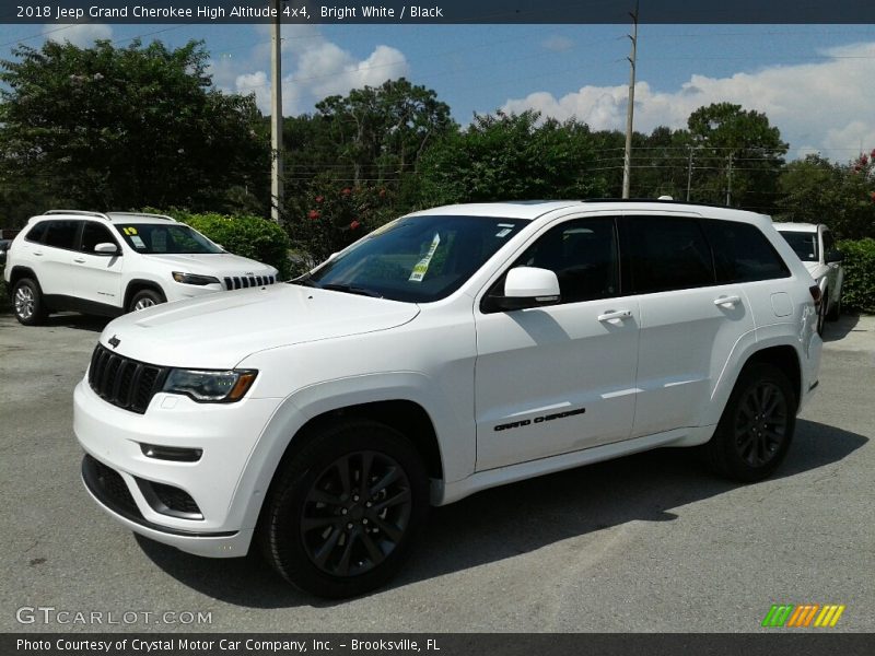 Bright White / Black 2018 Jeep Grand Cherokee High Altitude 4x4