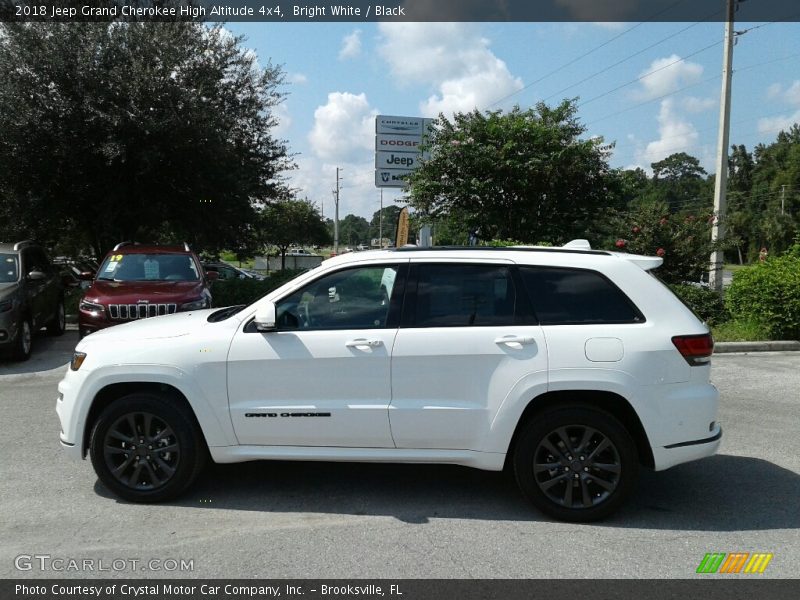 Bright White / Black 2018 Jeep Grand Cherokee High Altitude 4x4