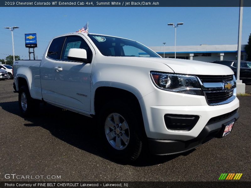 Summit White / Jet Black/Dark Ash 2019 Chevrolet Colorado WT Extended Cab 4x4