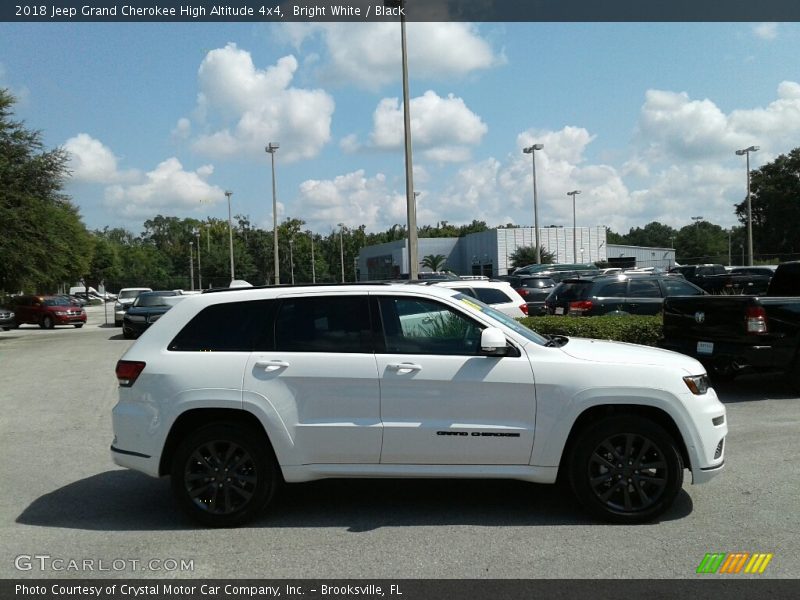 Bright White / Black 2018 Jeep Grand Cherokee High Altitude 4x4