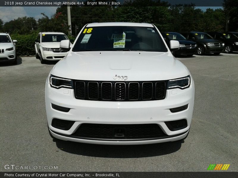 Bright White / Black 2018 Jeep Grand Cherokee High Altitude 4x4