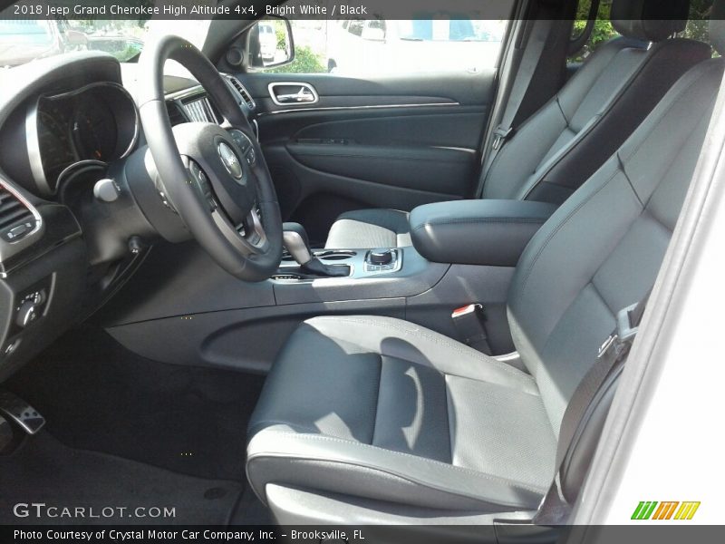 Bright White / Black 2018 Jeep Grand Cherokee High Altitude 4x4
