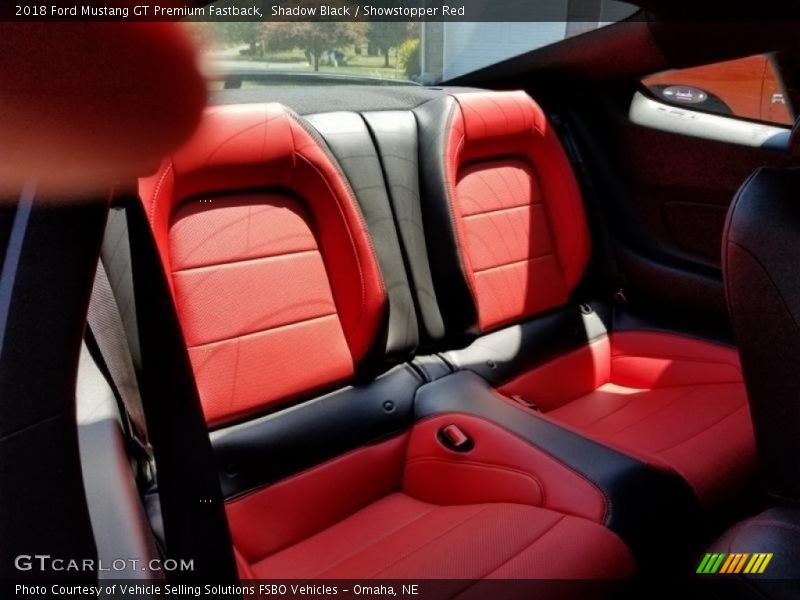 Rear Seat of 2018 Mustang GT Premium Fastback