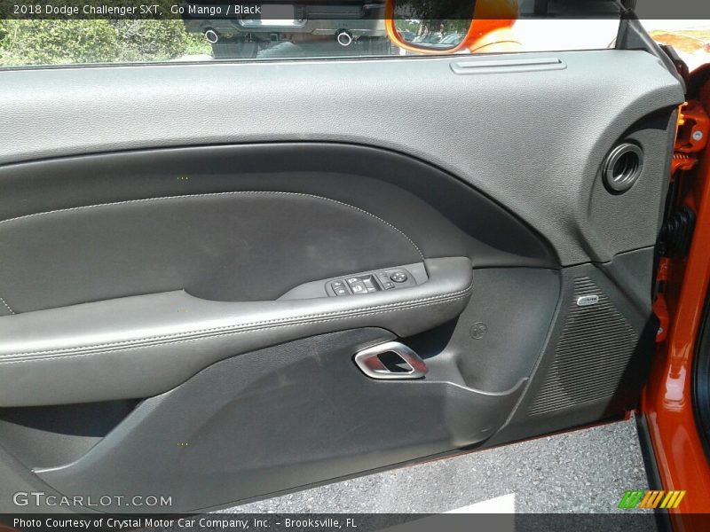 Go Mango / Black 2018 Dodge Challenger SXT