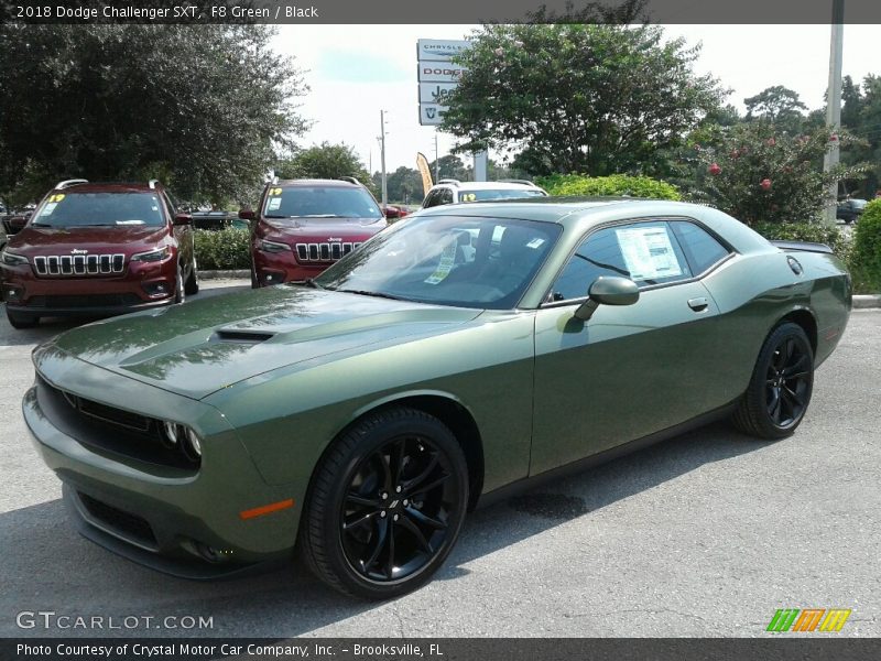 F8 Green / Black 2018 Dodge Challenger SXT