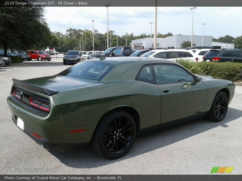 F8 Green / Black 2018 Dodge Challenger SXT