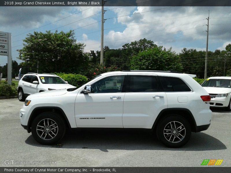 Bright White / Black 2018 Jeep Grand Cherokee Limited