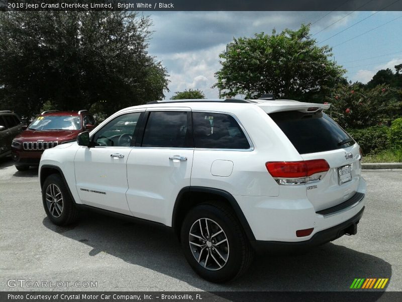 Bright White / Black 2018 Jeep Grand Cherokee Limited