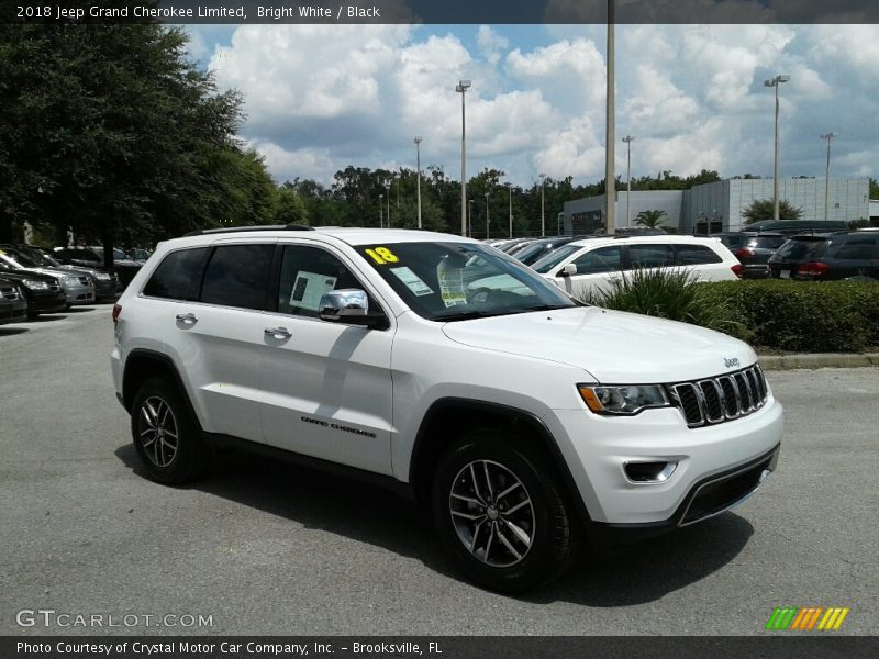 Bright White / Black 2018 Jeep Grand Cherokee Limited