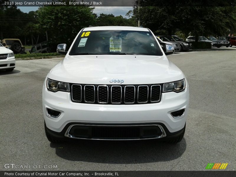Bright White / Black 2018 Jeep Grand Cherokee Limited