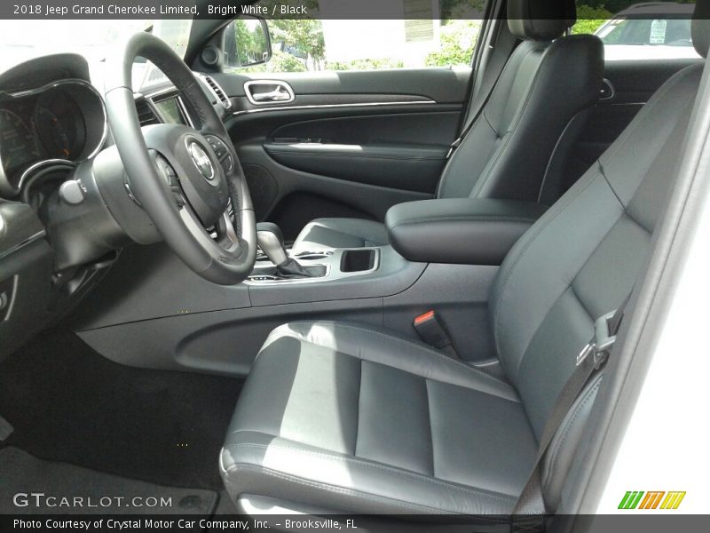 Bright White / Black 2018 Jeep Grand Cherokee Limited