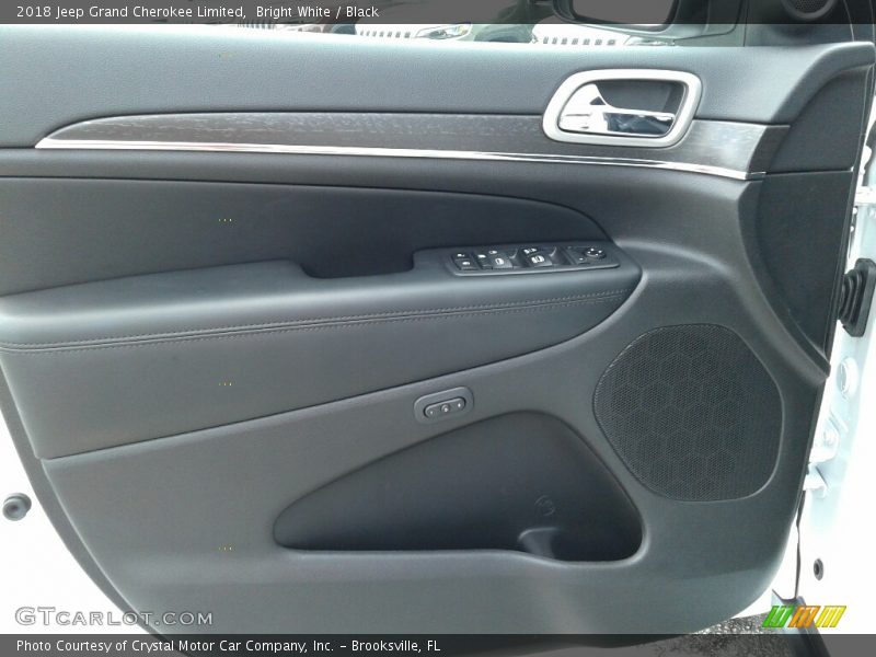 Bright White / Black 2018 Jeep Grand Cherokee Limited