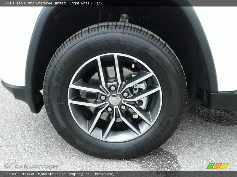 Bright White / Black 2018 Jeep Grand Cherokee Limited
