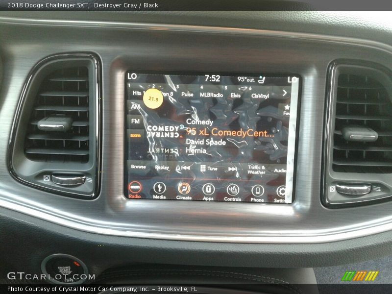 Destroyer Gray / Black 2018 Dodge Challenger SXT