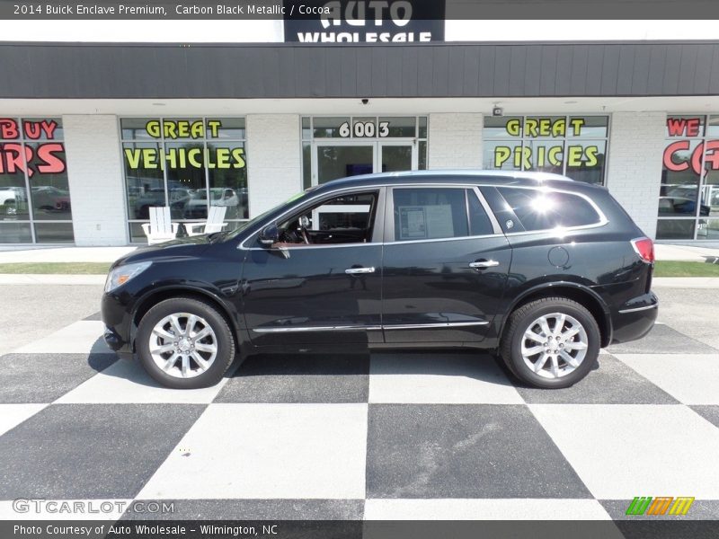 Carbon Black Metallic / Cocoa 2014 Buick Enclave Premium