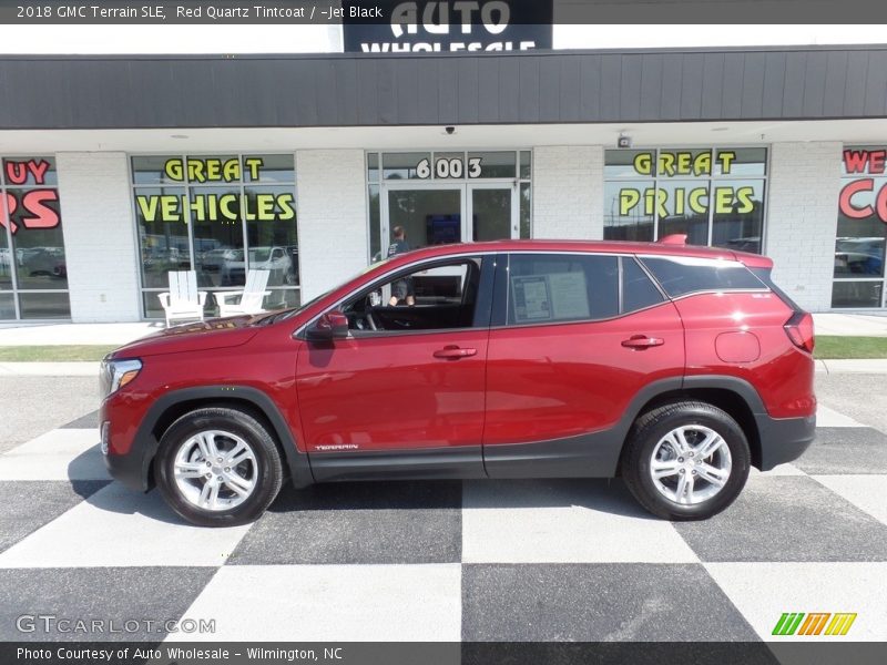 Red Quartz Tintcoat / ­Jet Black 2018 GMC Terrain SLE