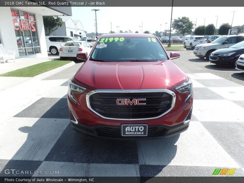 Red Quartz Tintcoat / ­Jet Black 2018 GMC Terrain SLE