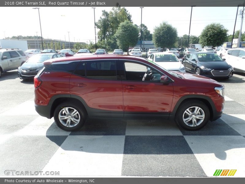 Red Quartz Tintcoat / ­Jet Black 2018 GMC Terrain SLE