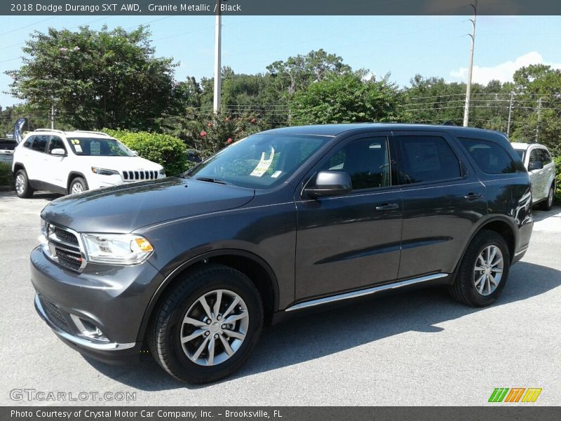Granite Metallic / Black 2018 Dodge Durango SXT AWD