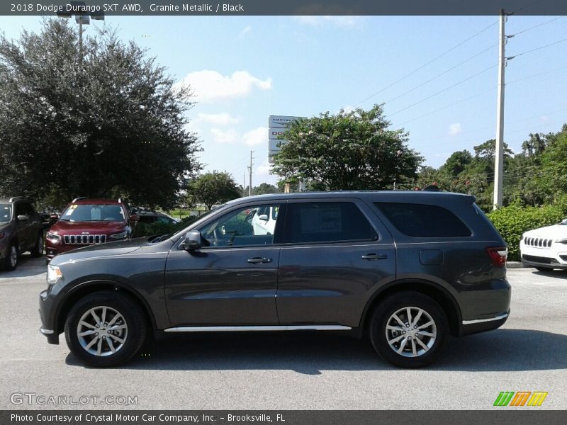 Granite Metallic / Black 2018 Dodge Durango SXT AWD