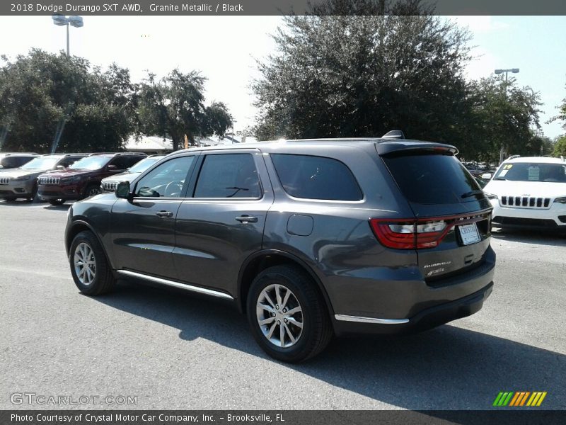 Granite Metallic / Black 2018 Dodge Durango SXT AWD