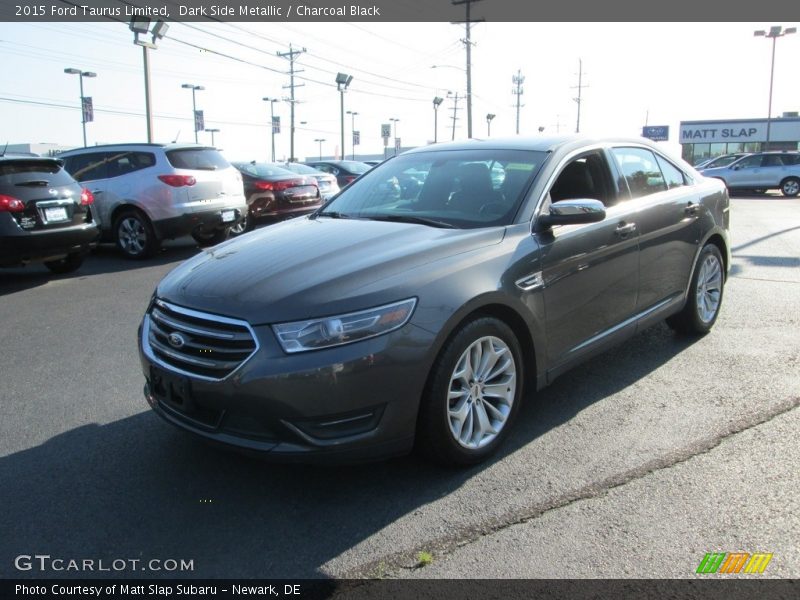 Dark Side Metallic / Charcoal Black 2015 Ford Taurus Limited