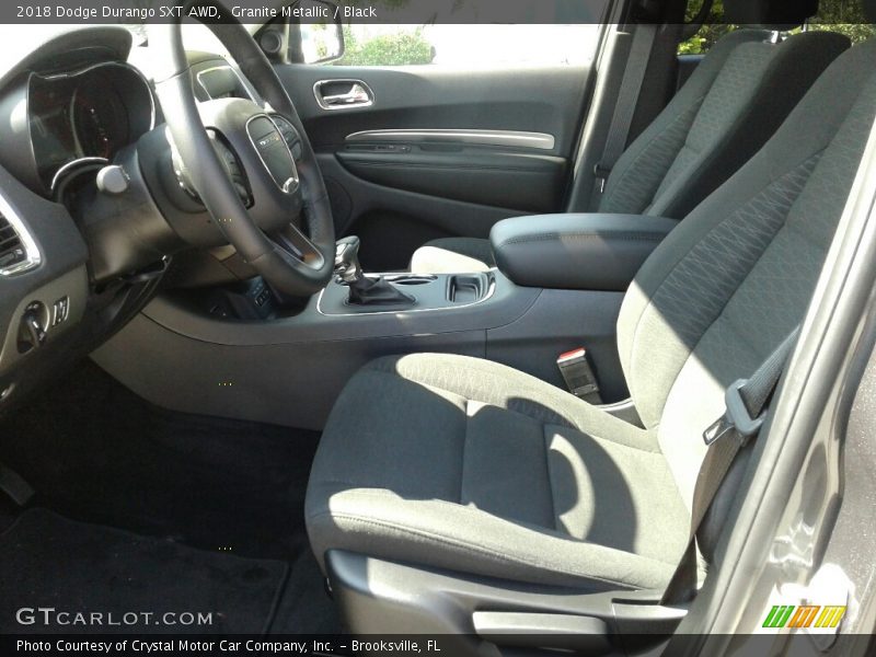Granite Metallic / Black 2018 Dodge Durango SXT AWD