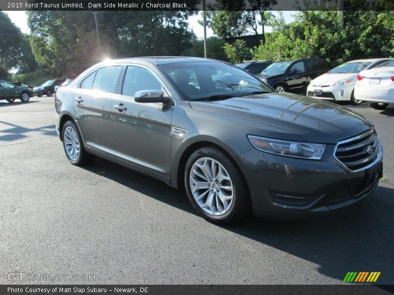 Dark Side Metallic / Charcoal Black 2015 Ford Taurus Limited