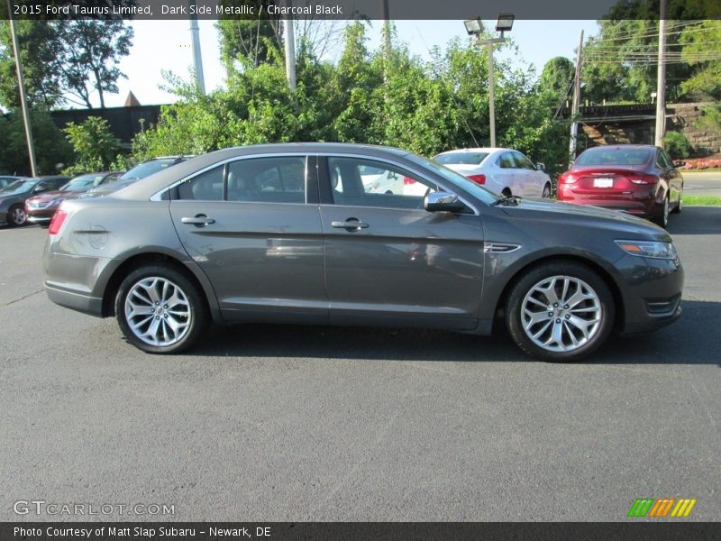 Dark Side Metallic / Charcoal Black 2015 Ford Taurus Limited