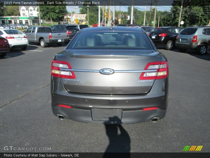 Dark Side Metallic / Charcoal Black 2015 Ford Taurus Limited