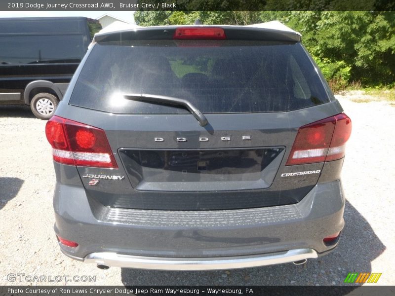 Bruiser Grey / Black 2018 Dodge Journey Crossroad AWD