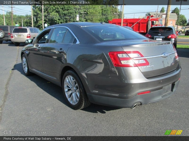 Dark Side Metallic / Charcoal Black 2015 Ford Taurus Limited