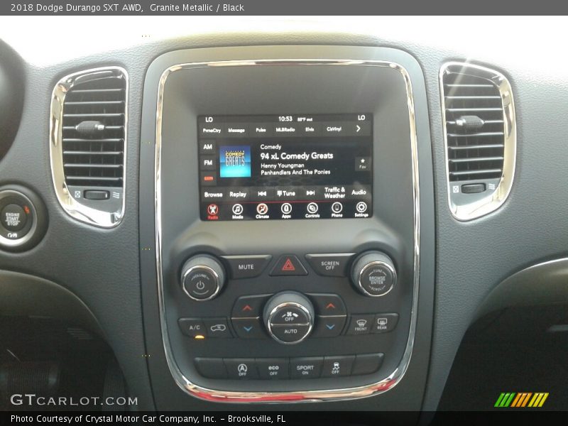 Granite Metallic / Black 2018 Dodge Durango SXT AWD