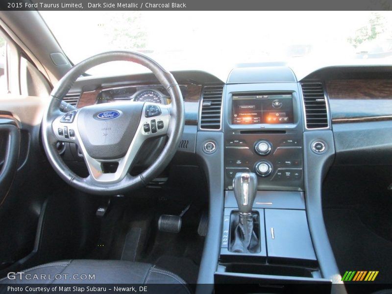 Dark Side Metallic / Charcoal Black 2015 Ford Taurus Limited