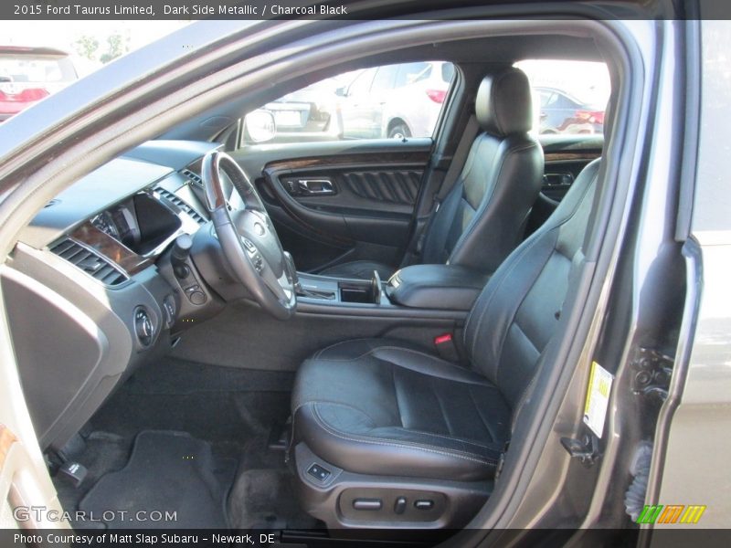 Dark Side Metallic / Charcoal Black 2015 Ford Taurus Limited