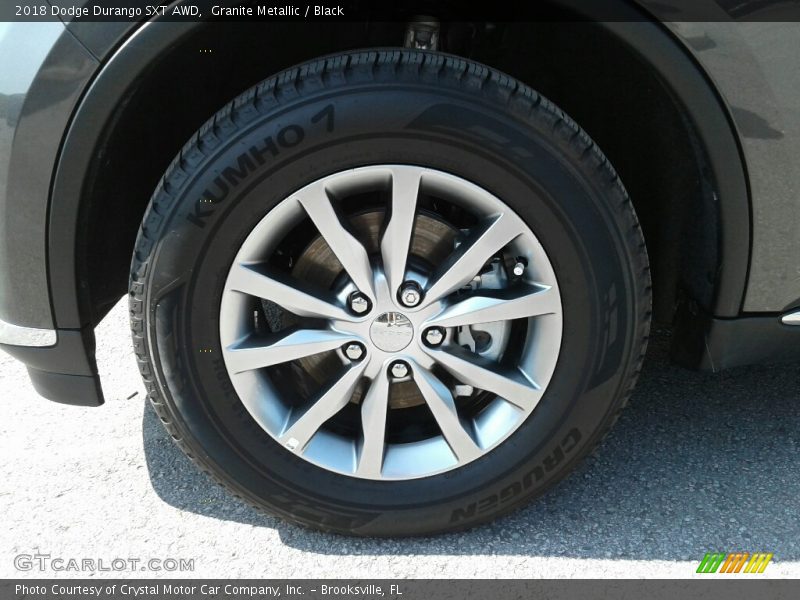 Granite Metallic / Black 2018 Dodge Durango SXT AWD