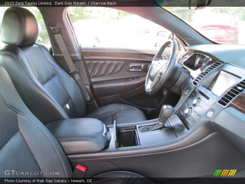 Dark Side Metallic / Charcoal Black 2015 Ford Taurus Limited