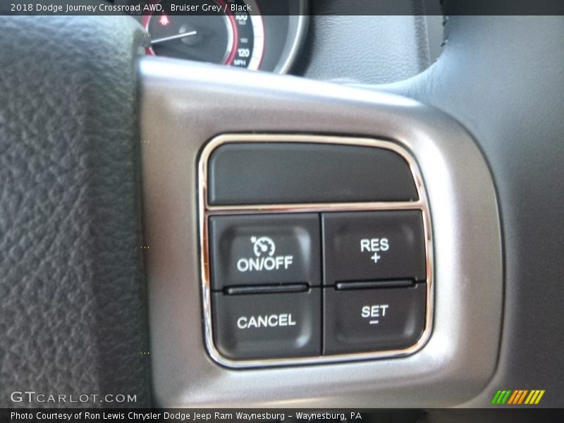 Bruiser Grey / Black 2018 Dodge Journey Crossroad AWD