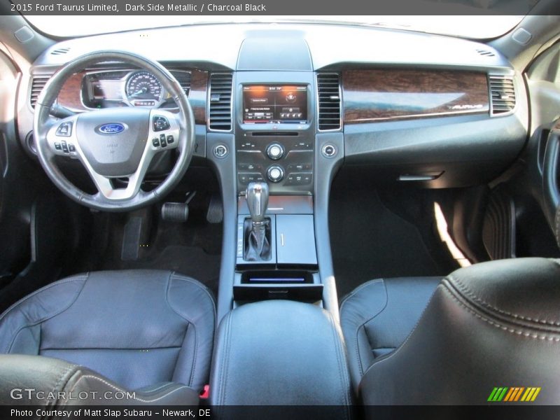 Dark Side Metallic / Charcoal Black 2015 Ford Taurus Limited